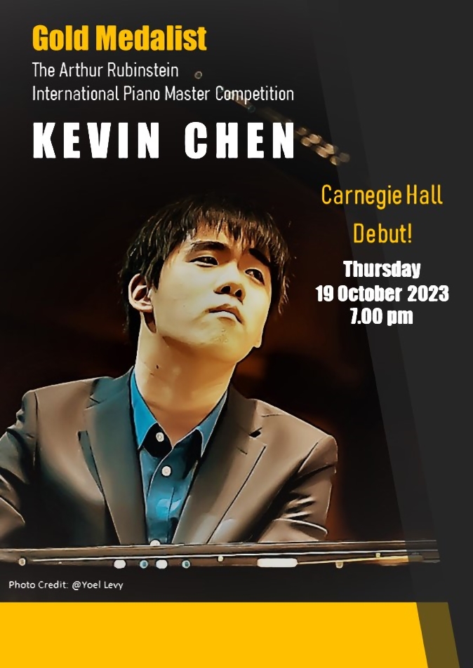 Canadian #pianist, Kevin Chen, winner of Arthur Rubinstein #competitio